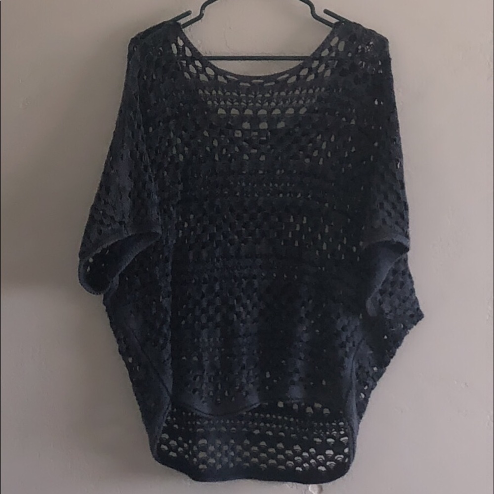 🌾Maurice’s see thru short sleeve top🌾Sz 1